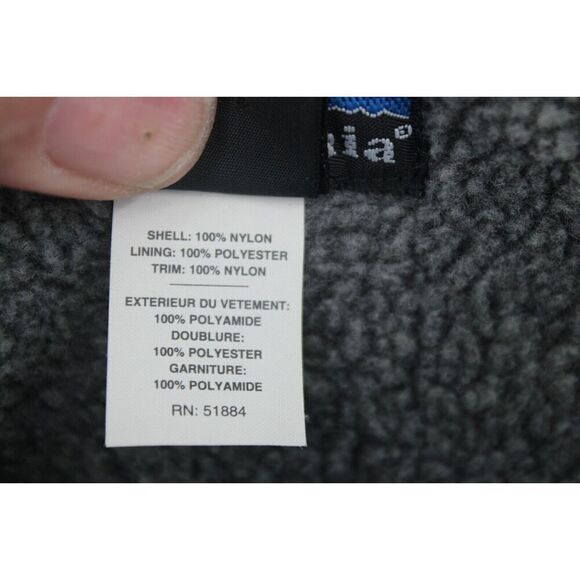 Patagonia jacket Vest fleece lined Size small kids blue and grey - Picture 4 of 11